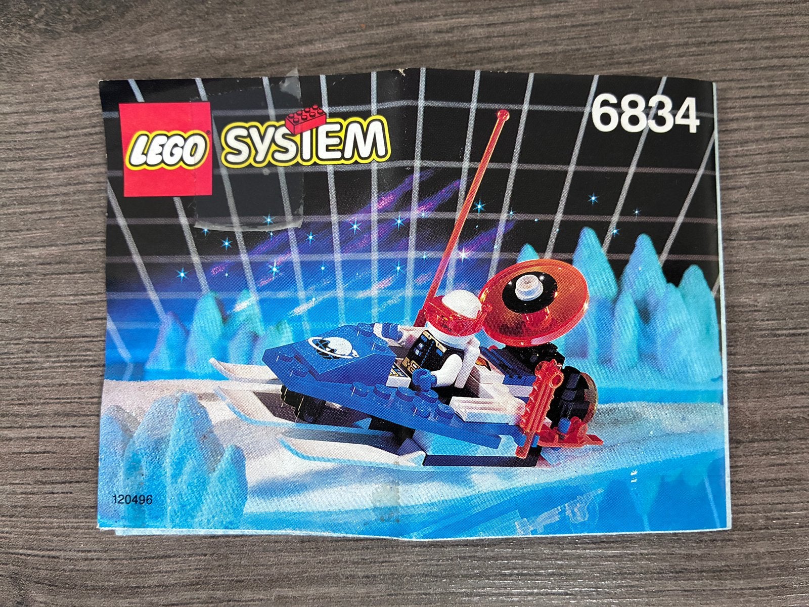 Lego System Ice Planet Ruimte Sneeuwscooter #6834 (1993), Ophalen, Gebruikt, Lego, Inclusief instructies