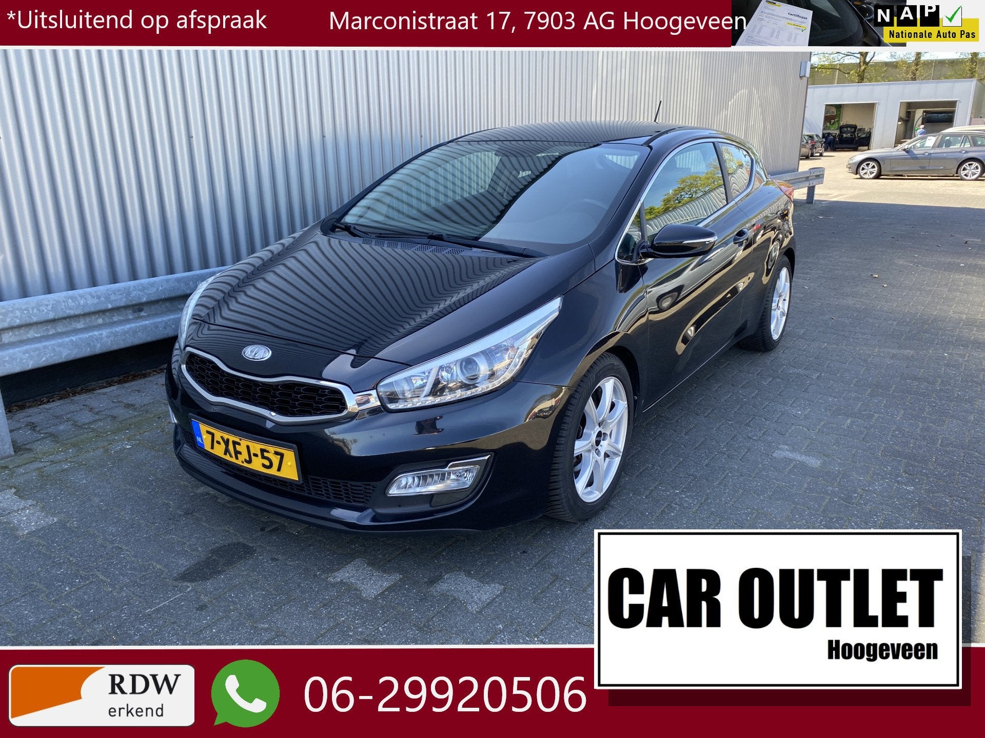 Kia pro_cee'd 1.6 GDI 20th Anniversary A/C, CC, BlueTooth, C, Auto's, Voorwielaandrijving, Euro 5, Gebruikt, 1591 cc