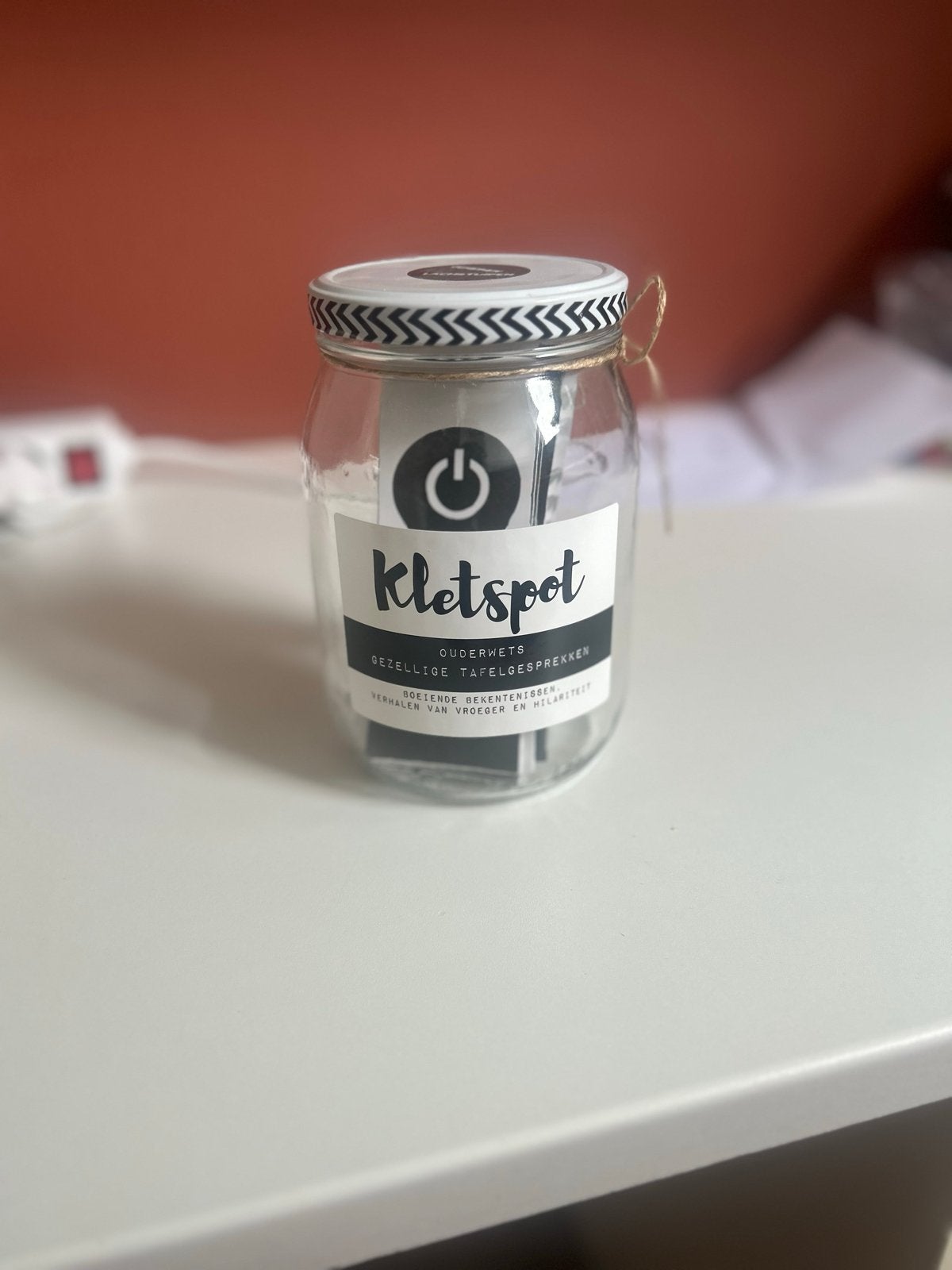 Kletspot voor gezellige tafelgesprekken, Ophalen of Verzenden, Nieuw