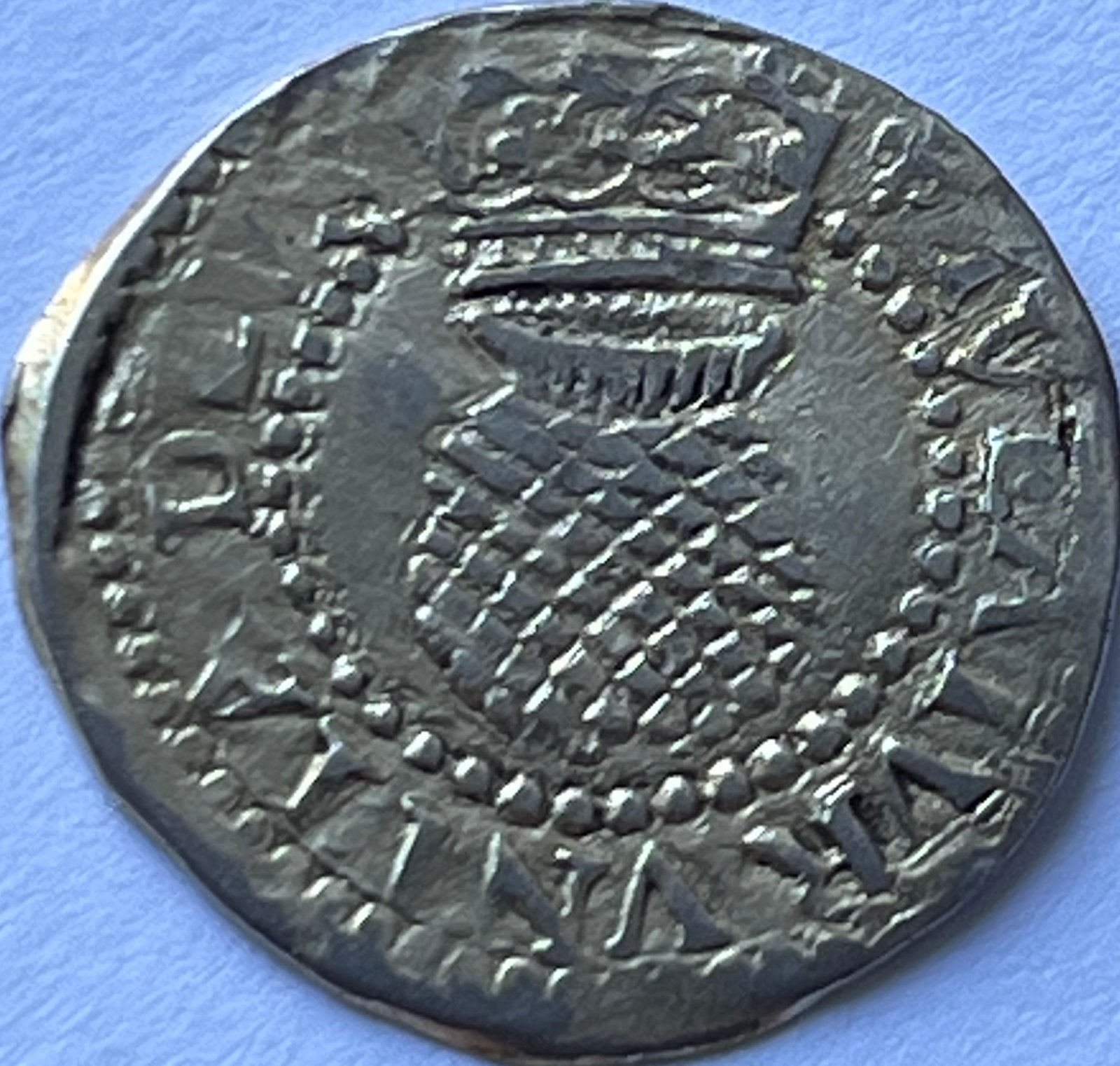 Engeland schaarse zilveren halve groat 1604-1619, Ophalen of Verzenden, Overige landen, Losse munt, Zilver