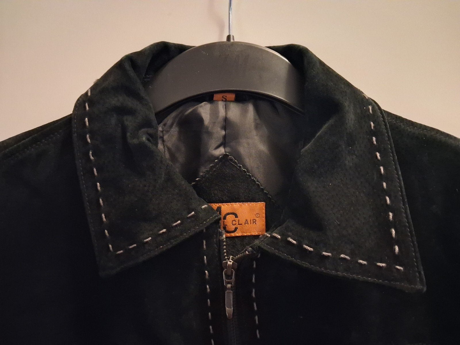 Marcel Clair Nieuwe Dames Nubuck Winterjas, Zwart, Ophalen of Verzenden, Maat 36 (S), Marcel Clair