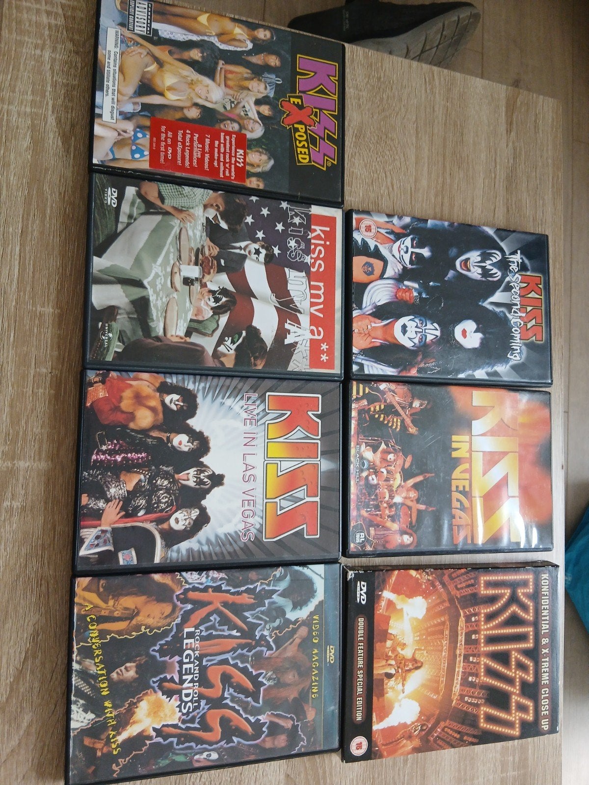 KISS DVD Collectie: Live, Documentaires & Meer (7 stuks mp3, Engels, Ophalen of Verzenden, Concert, Gebruikt