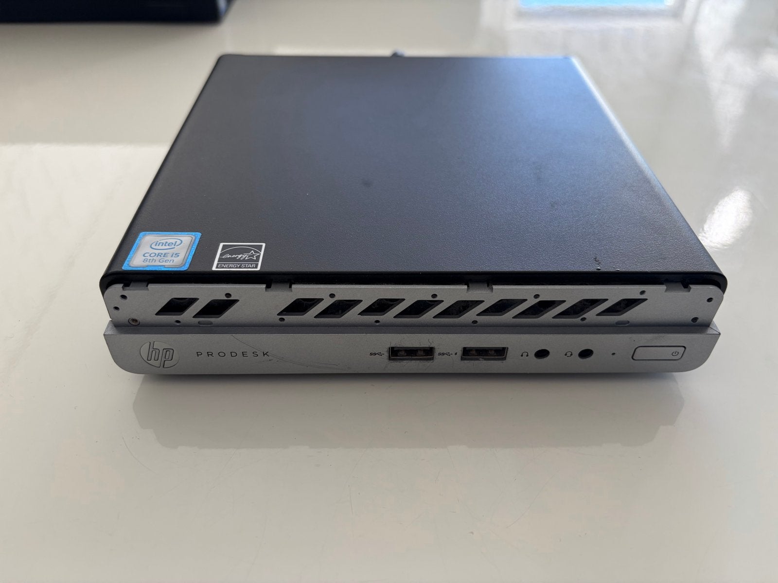 HP ProDesk 400 G4 Desktop Mini PC i5-8500T 8GB RAM 238GB, Computers en Software, Gebruikt, HDD, 2 tot 3 Ghz, 8 GB
