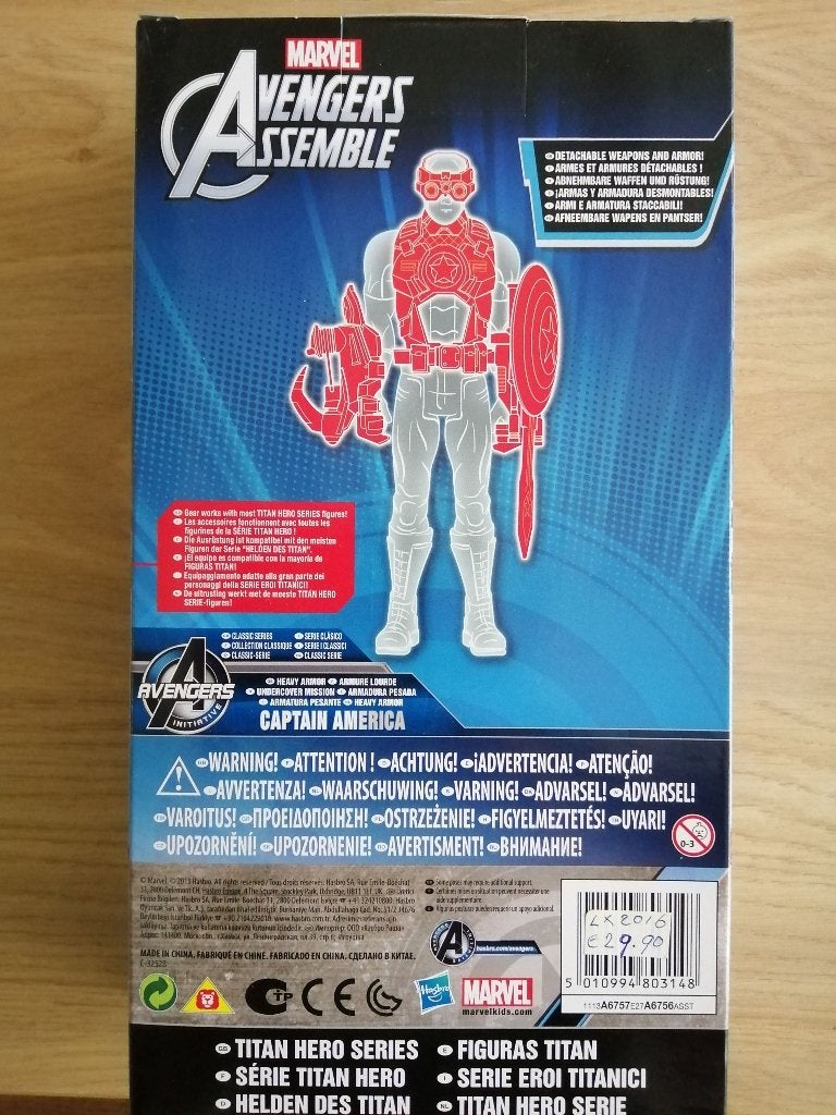 Actiefiguur Captain America Marvel Avengers Assemble, Ophalen of Verzenden, Nieuw