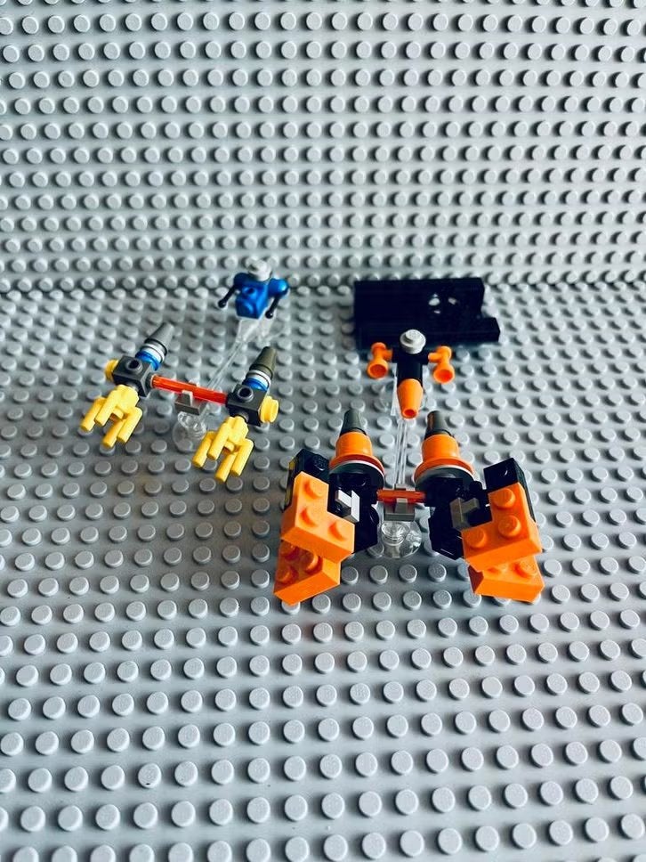 LEGO Star Wars 4485 Sebulba’s & Anakin’s Podracer Mini, Gebruikt, Star Wars, Lego, Ophalen of Verzenden