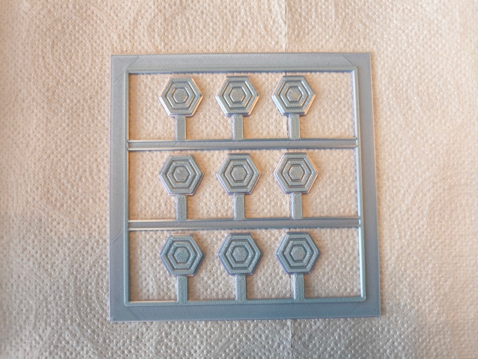 3D geprinte schietkaart met 9 doelen, Ophalen of Verzenden, Nieuw