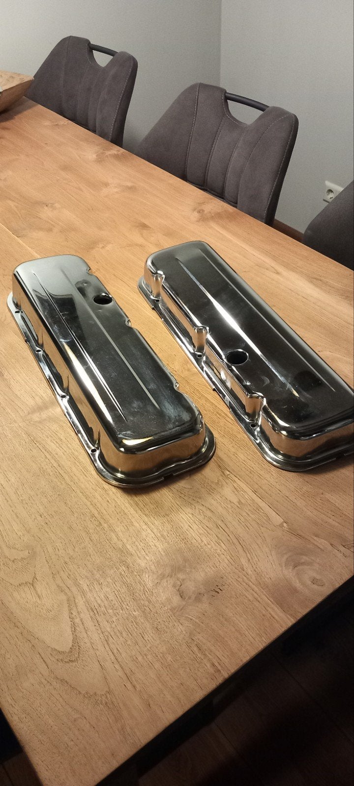Nieuwe chromen kleppendeksels voor Chevrolet BBC, Auto-onderdelen, Ophalen of Verzenden, Nieuw, Chevrolet