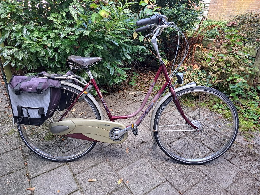 Gazelle damesfiets, Ophalen, Gebruikt, 47 tot 50 cm, Versnellingen