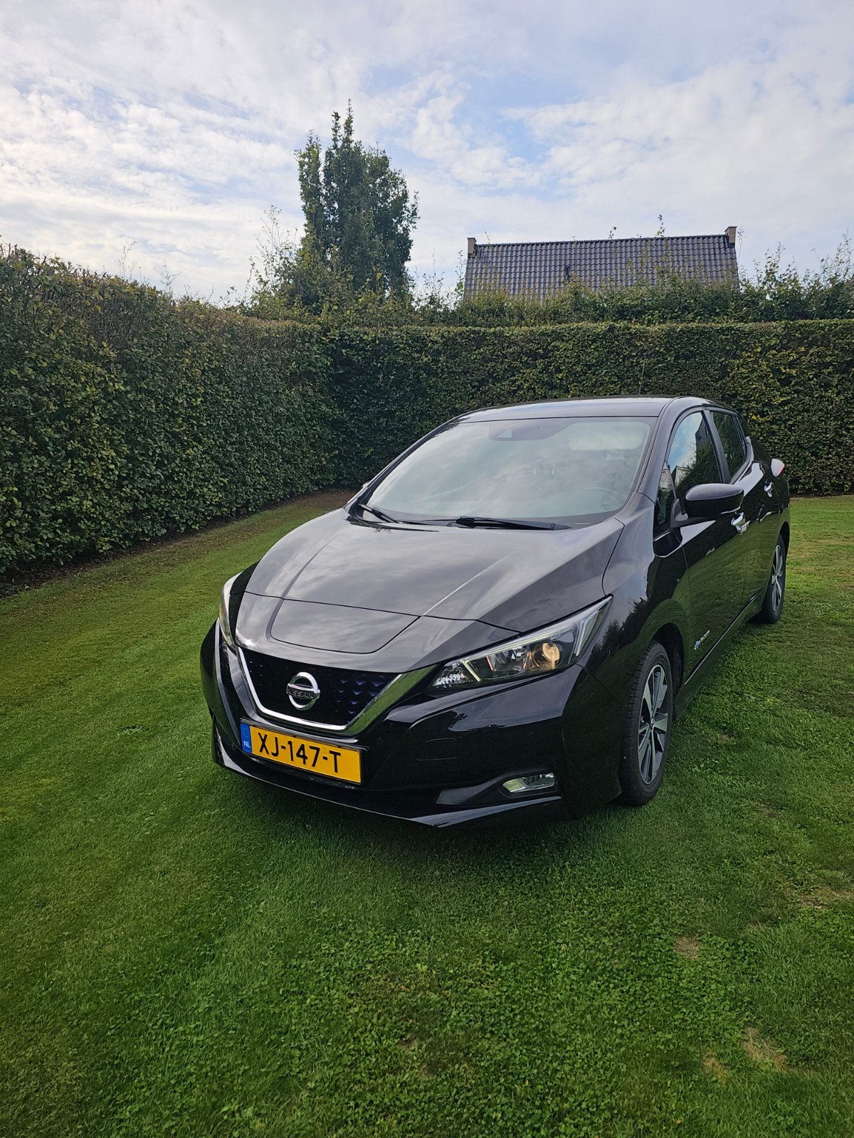 Nissan Leaf Electric 40kWh 2019 Zwart, Auto's, Origineel Nederlands, Elektrisch, Particulier, 1480 kg