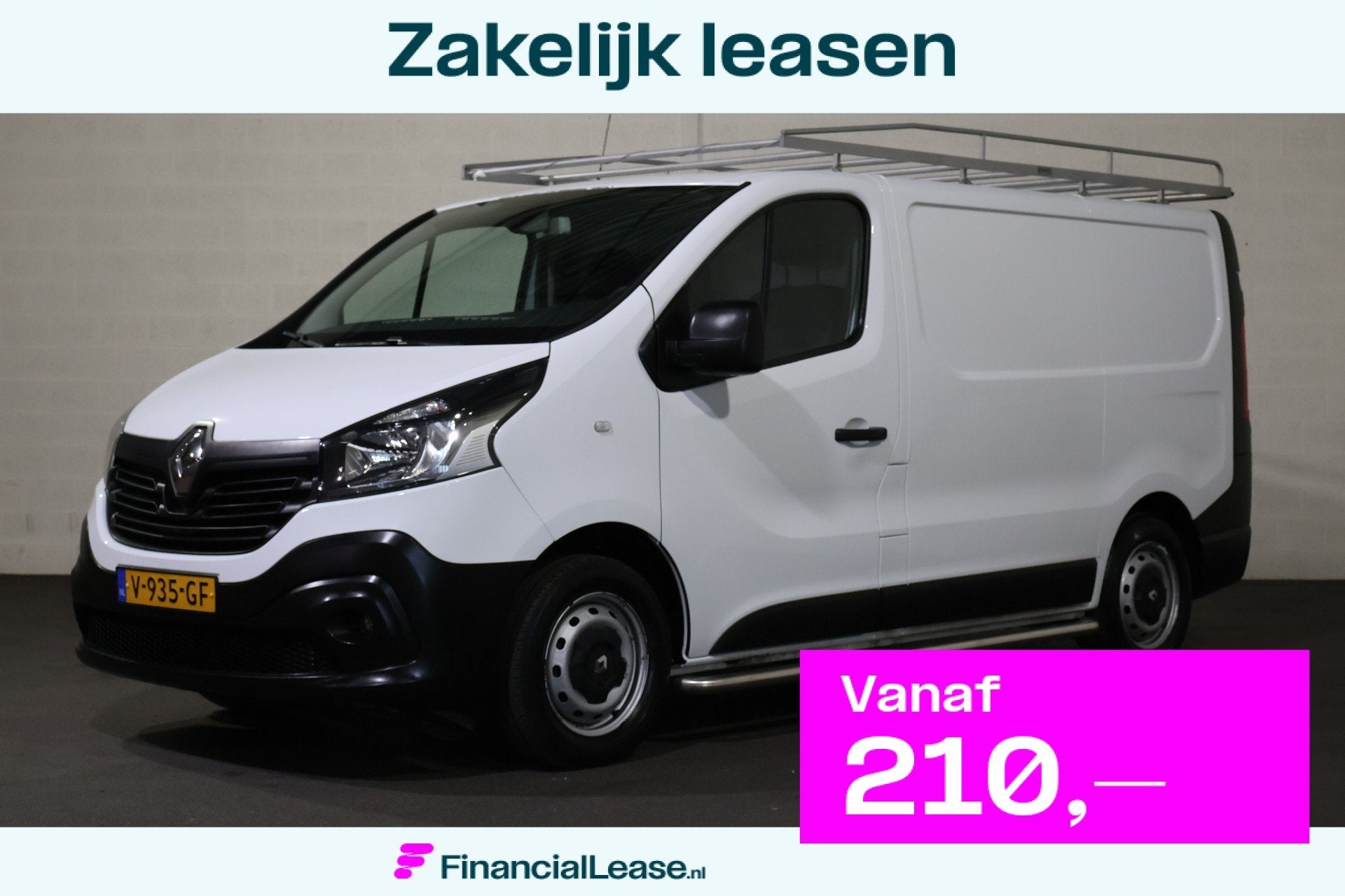 Renault Trafic 1.6 dCi Airco Inrichting Imperiaal Sidebars, Voorwielaandrijving, Gebruikt, Euro 6, Renault