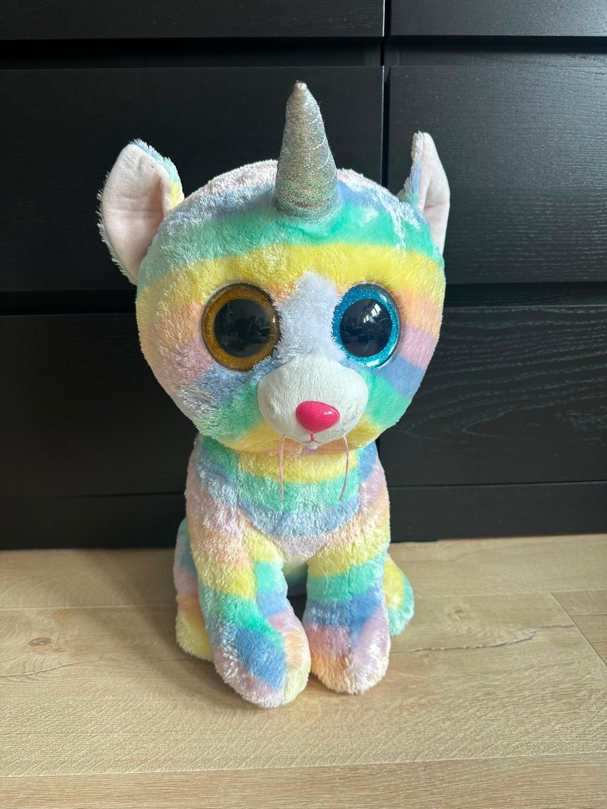 Ty beanie boo knuffel Heather 40 cm, Kinderen en Baby's, Speelgoed | Knuffels en Pluche, Ophalen, Zo goed als nieuw, Overige typen