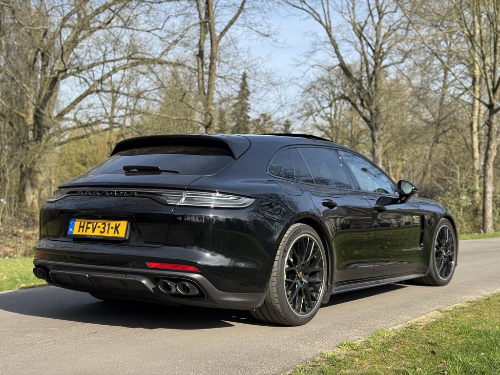 Porsche Panamera Sport Turismo 2.9 4S E-Hybrid (bj 2021), Auto's, Porsche, Automaat, Gebruikt, Automatische klimaatregeling, Zwart