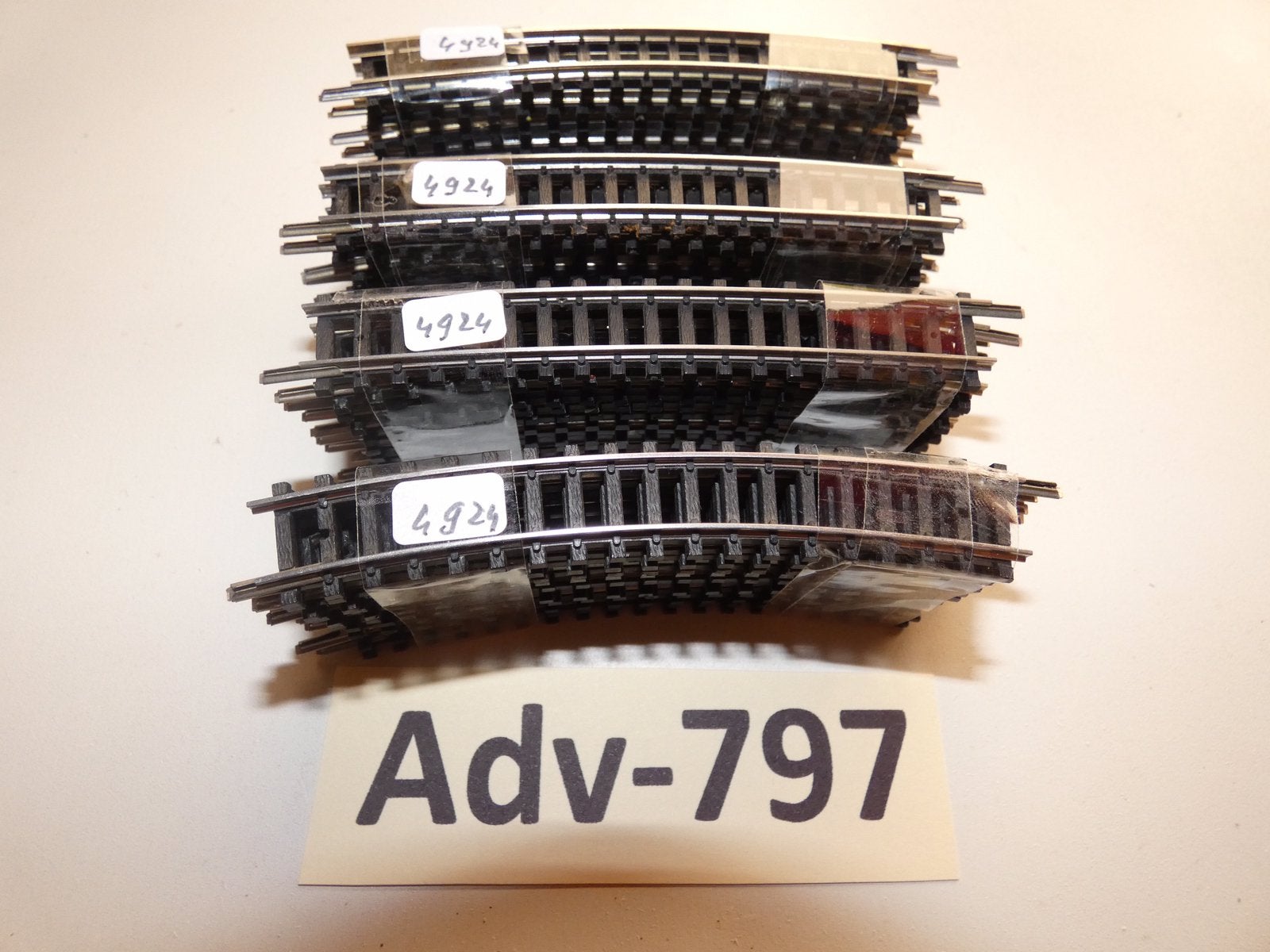 Adv-797 N Spoor Gebogen Rails 14924 Minitrix, Gebruikt, Gelijkstroom, Trix, Rails