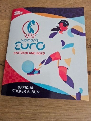 TOPPS Women's EURO Zwitserland 2025 stickers, Verzenden, Zo goed als nieuw, Buitenlandse clubs, Poster, Plaatje of Sticker