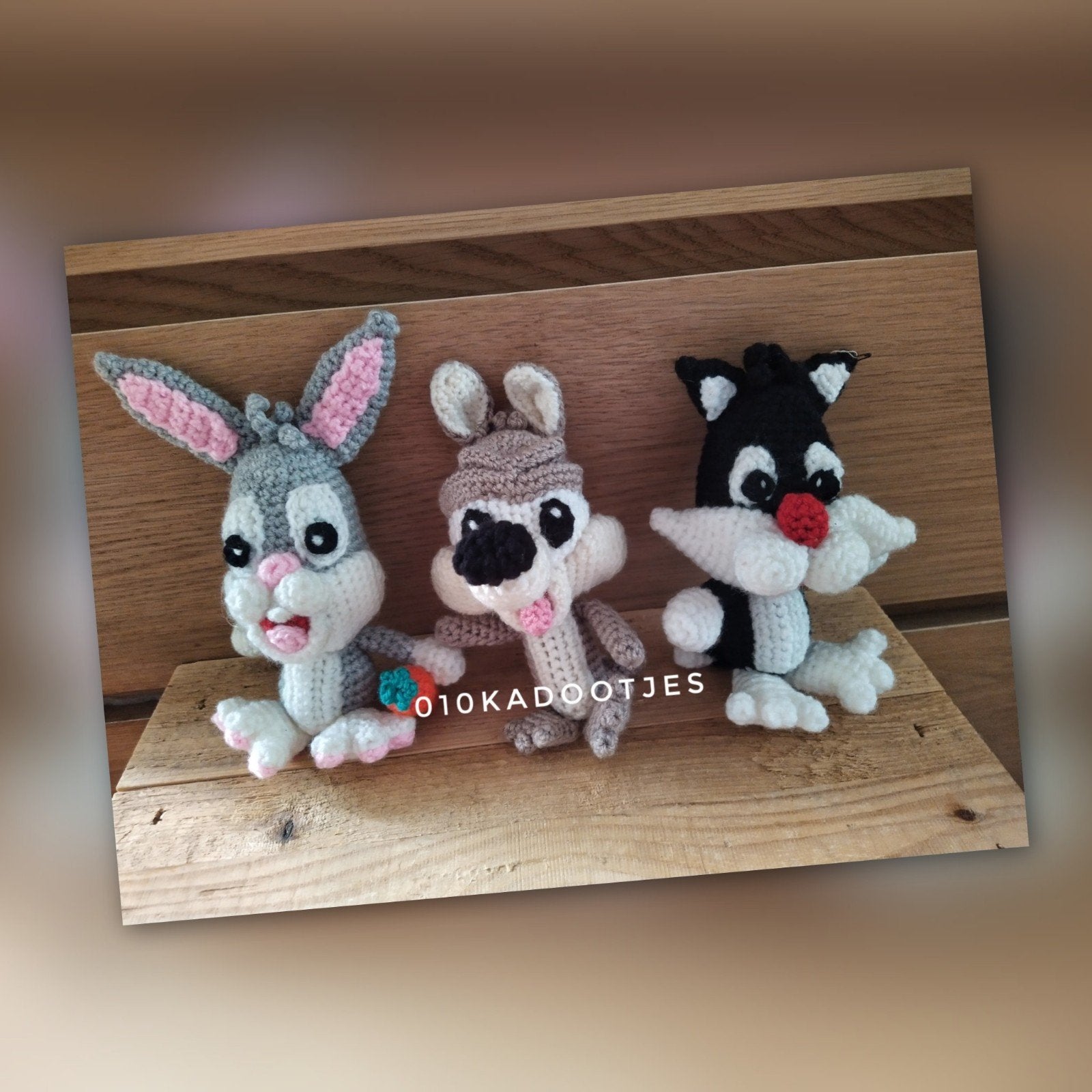 Nieuwe zelfgehaakte knuffel. Looney tunes., Ophalen of Verzenden, Looney Tunes, Nieuw, Beeldje of Figuurtje