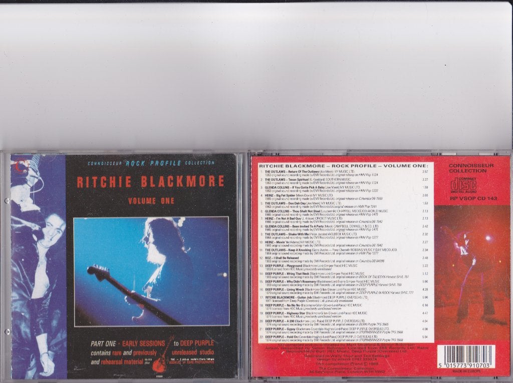 Ritchie Blackmore - Rock Profile Vol One + Two (2x 1-cd), Eerste persing, Ophalen of Verzenden, Verzamelalbum, Nieuw in verpakking