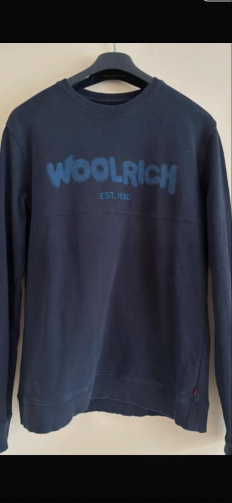 Woolrich trui maat M, Ophalen of Verzenden, Gedragen, Maat 48/50 (M), Blauw