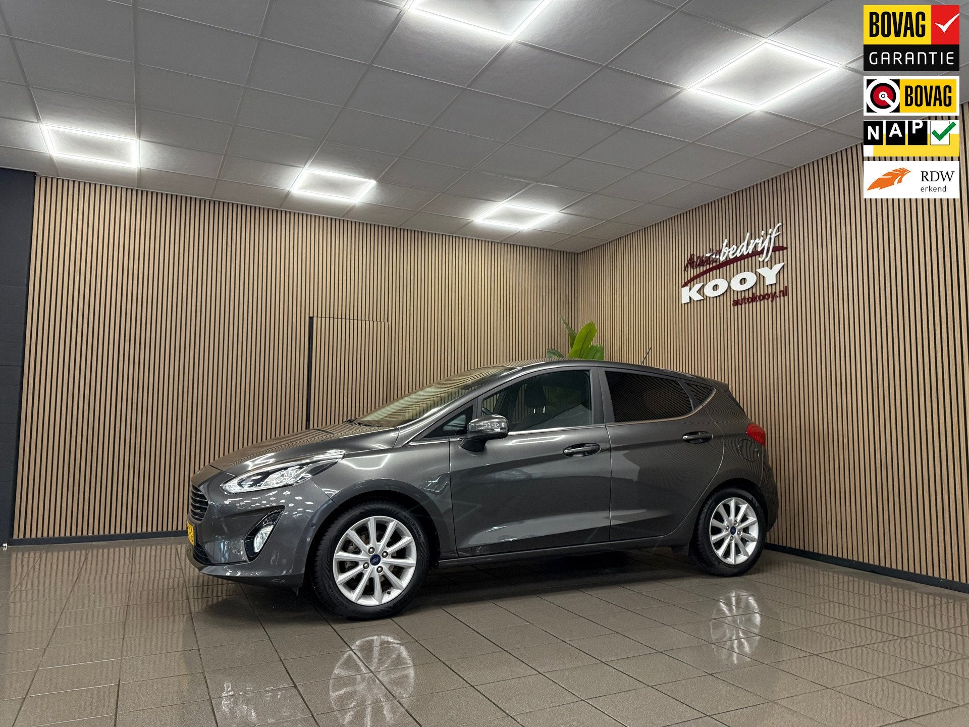 Ford Fiesta 1.0 EcoBoost Titanium * Trekhaak / B&O Audio / N, Auto's, Ford, Voorwielaandrijving, Gebruikt, Euro 6, 580 kg