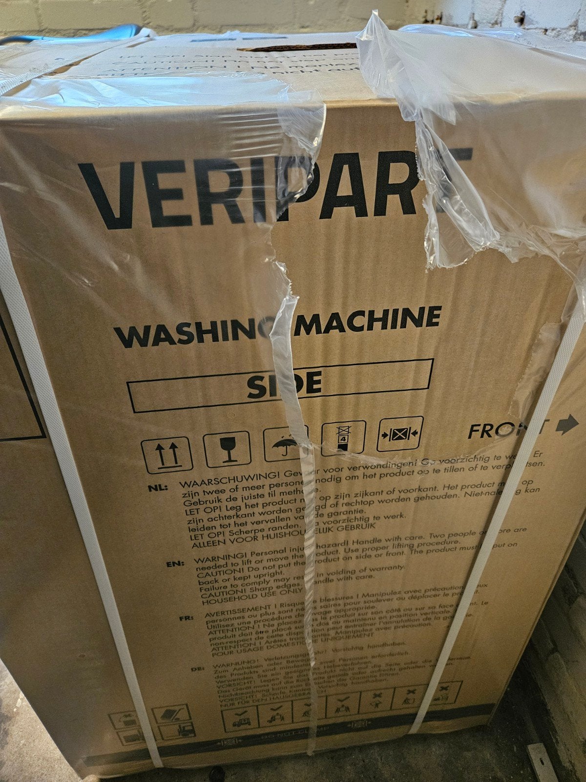 Wasmachine Nieuw - Veripart Coolblue- 8kg - energielabel A, Ophalen, Nieuw, Minder dan 85 cm