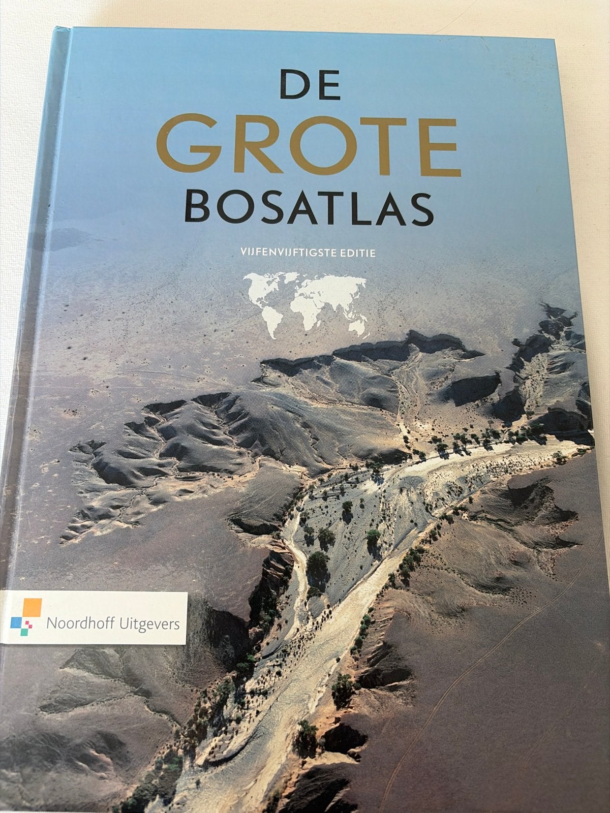 De Grote Bosatlas - 55e editie - Zo goed als nieuw, Boeken, Atlassen en Landkaarten, Bosatlas, 2000 tot heden, Ophalen of Verzenden