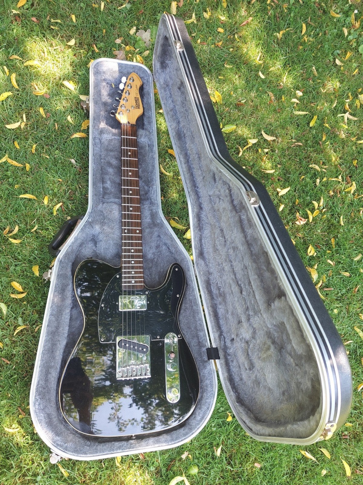 Hohner Professignal TE Costom elektrische gitaar met koffer, Ophalen, Gebruikt, Solid body, Overige merken