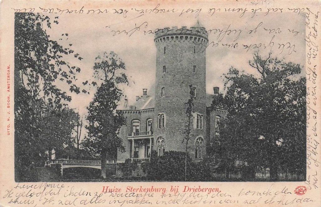 703-105-023 Huize Sterkenburg Driebergen, Verzenden, Voor 1920, Utrecht