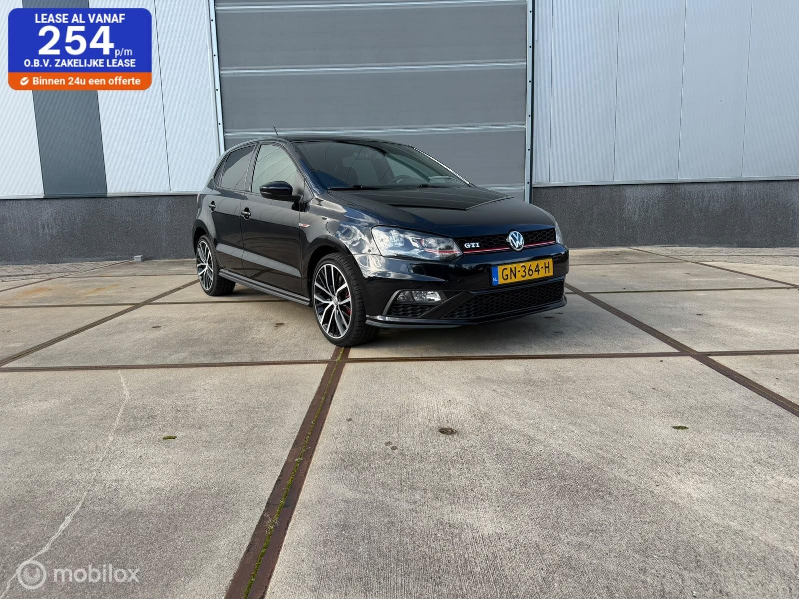 Volkswagen Polo 1.8 TSI GTI, Auto's, Gebruikt, Euro 6, Zwart, Origineel Nederlands
