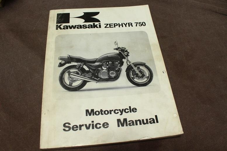 Kawasaki 750 Zephyr 1991 motorcycle service manual ZX750-C1, Motoren, Handleidingen en Instructieboekjes, Ophalen of Verzenden