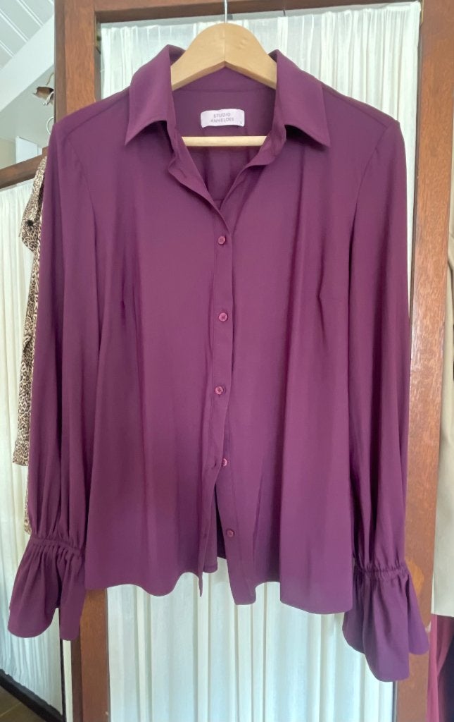 Studio Anneloes blouse wijn rood, Studio Anneloes, Verzenden, Maat 42/44 (L), Nieuw