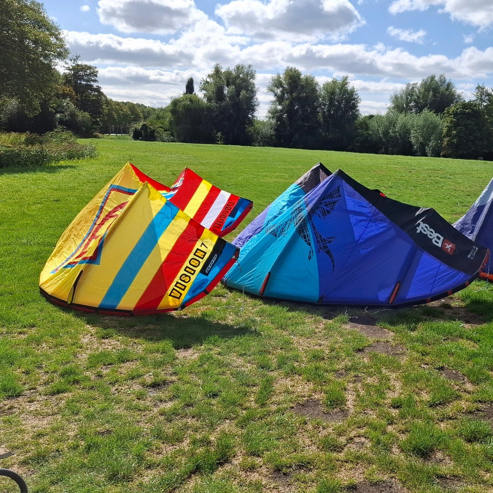 Kiteset 8,5M & 7M + bar, Geen board, Ophalen of Verzenden, Zo goed als nieuw
