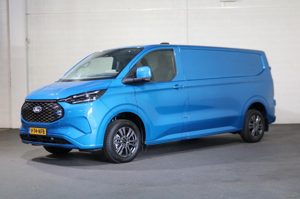 Ford E-Transit Custom 340 L2 H1 Limited 218pk 65 kWh Matrix, Auto's, Automaat, Gebruikt, Ford, 2300 kg
