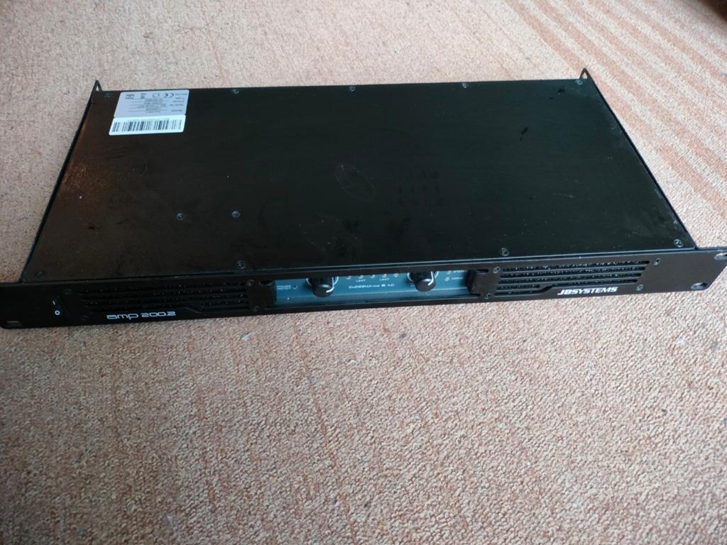JB Systems AMP200.2 Betrouwbare Stereo PA Versterker, Ophalen of Verzenden, Zo goed als nieuw, Audio