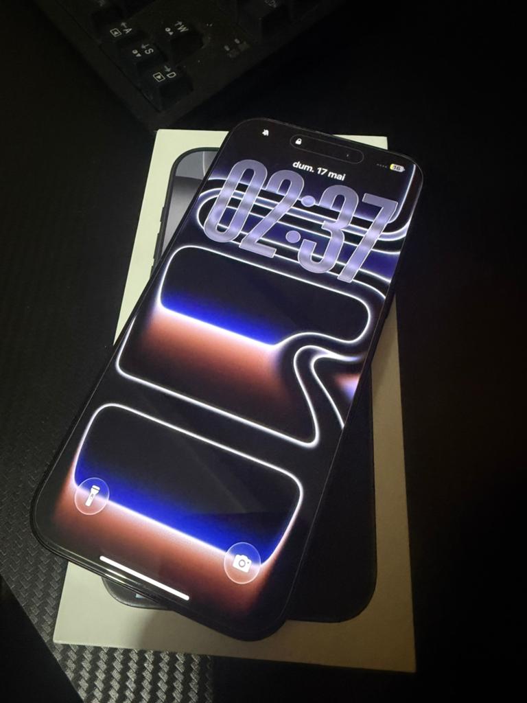 Apple iPhone 16 Pro Max, 256 GB, Zwart, IPhone 16 Pro Max, Ophalen of Verzenden