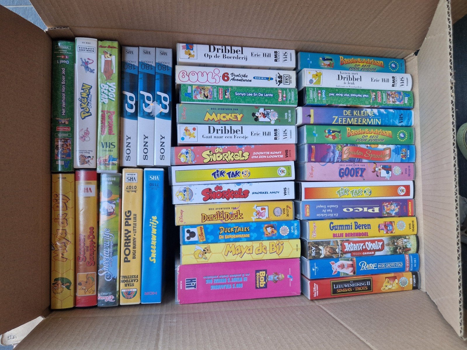 Nostalgische VHS-videobanden - Diverse films, Gebruikt, Alle leeftijden, Kinderfilm, VHS