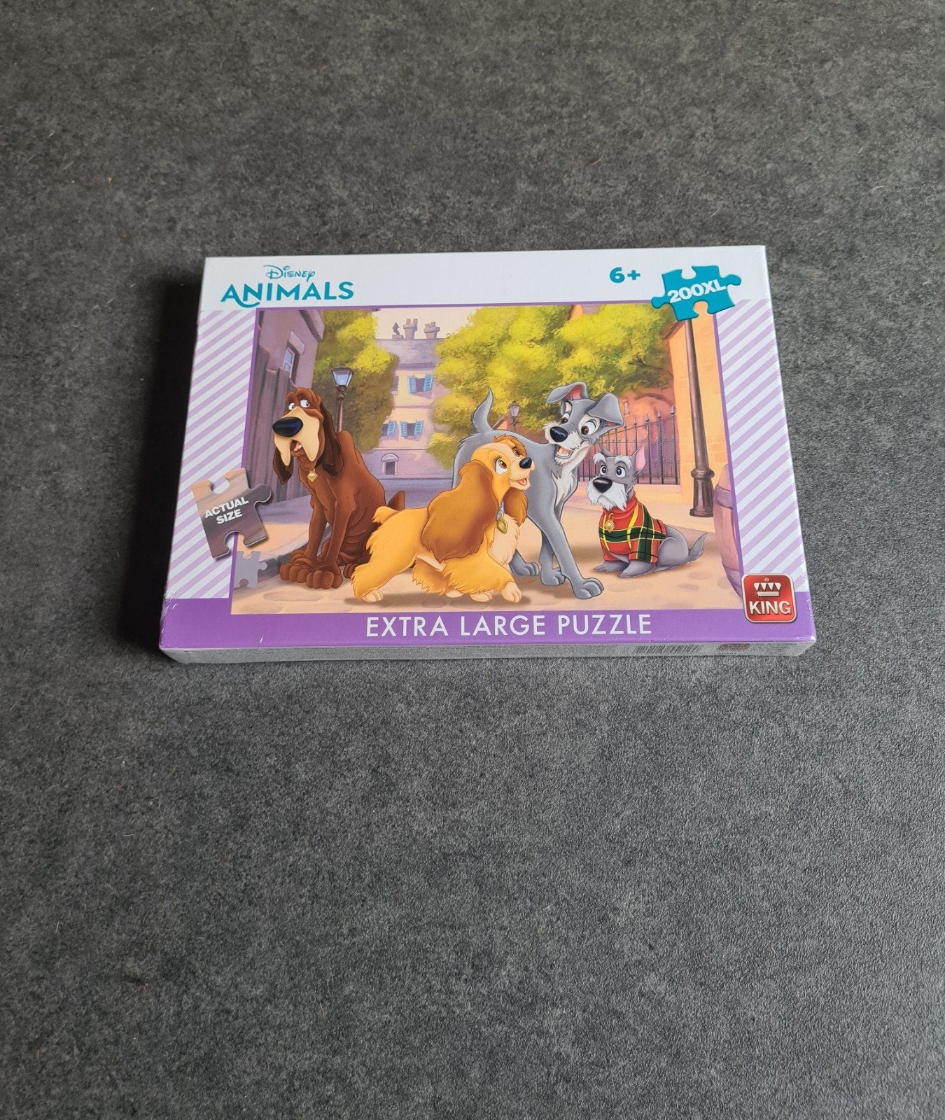 Nieuw Disney Animal puzzel (Lady en de Vagebond), Ophalen of Verzenden, Meer dan 50 stukjes, Nieuw, 6 jaar of ouder