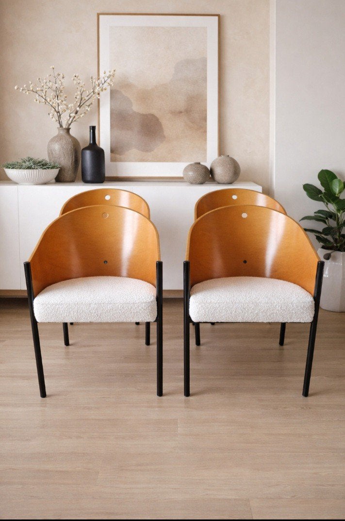 vintage stoelen van Costes Philippe Starck design, Ophalen, Zo goed als nieuw
