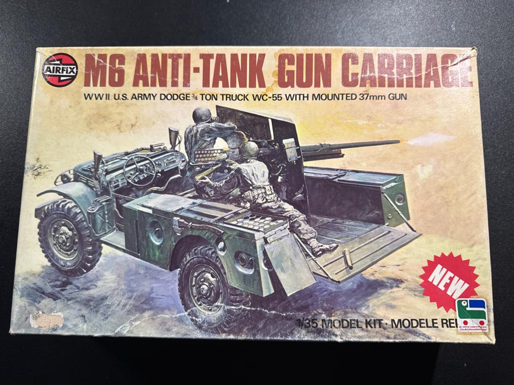 Airfix M6 Anti-Tank Gun Carriage Modelbouwkit, Verzamelen, Ophalen of Verzenden, Zo goed als nieuw