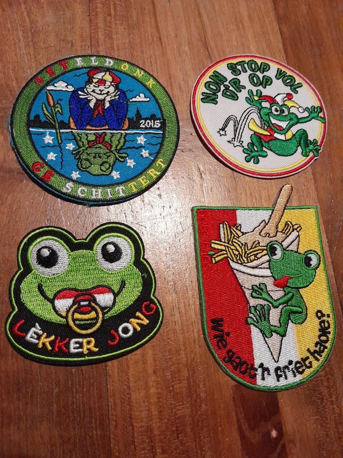 Leuke Kikker Patches - Diverse Ontwerpen, Ophalen of Verzenden, Gebruikt, Meerdere stickers