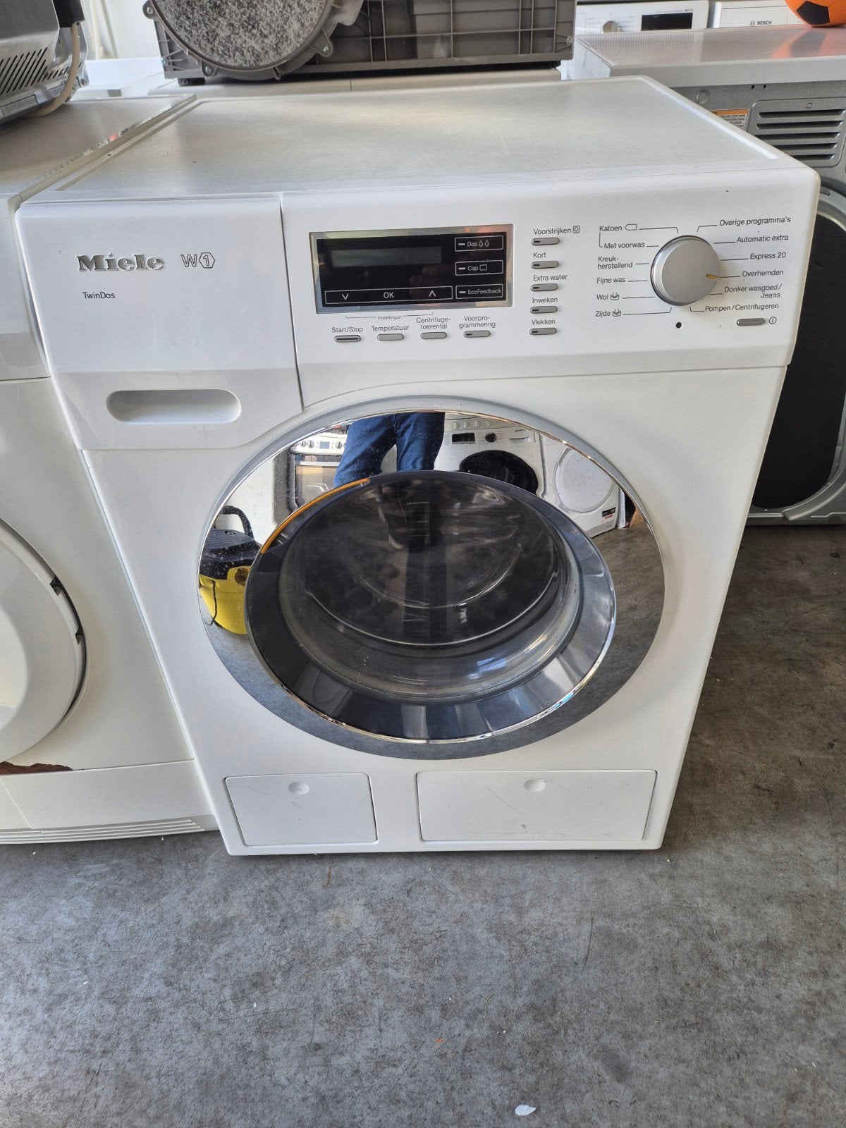 Miele W1 TwinDos Wasmachine - Bezorging Mogelijk, Ophalen, 1200 tot 1600 toeren, Gebruikt, 8 tot 10 kg