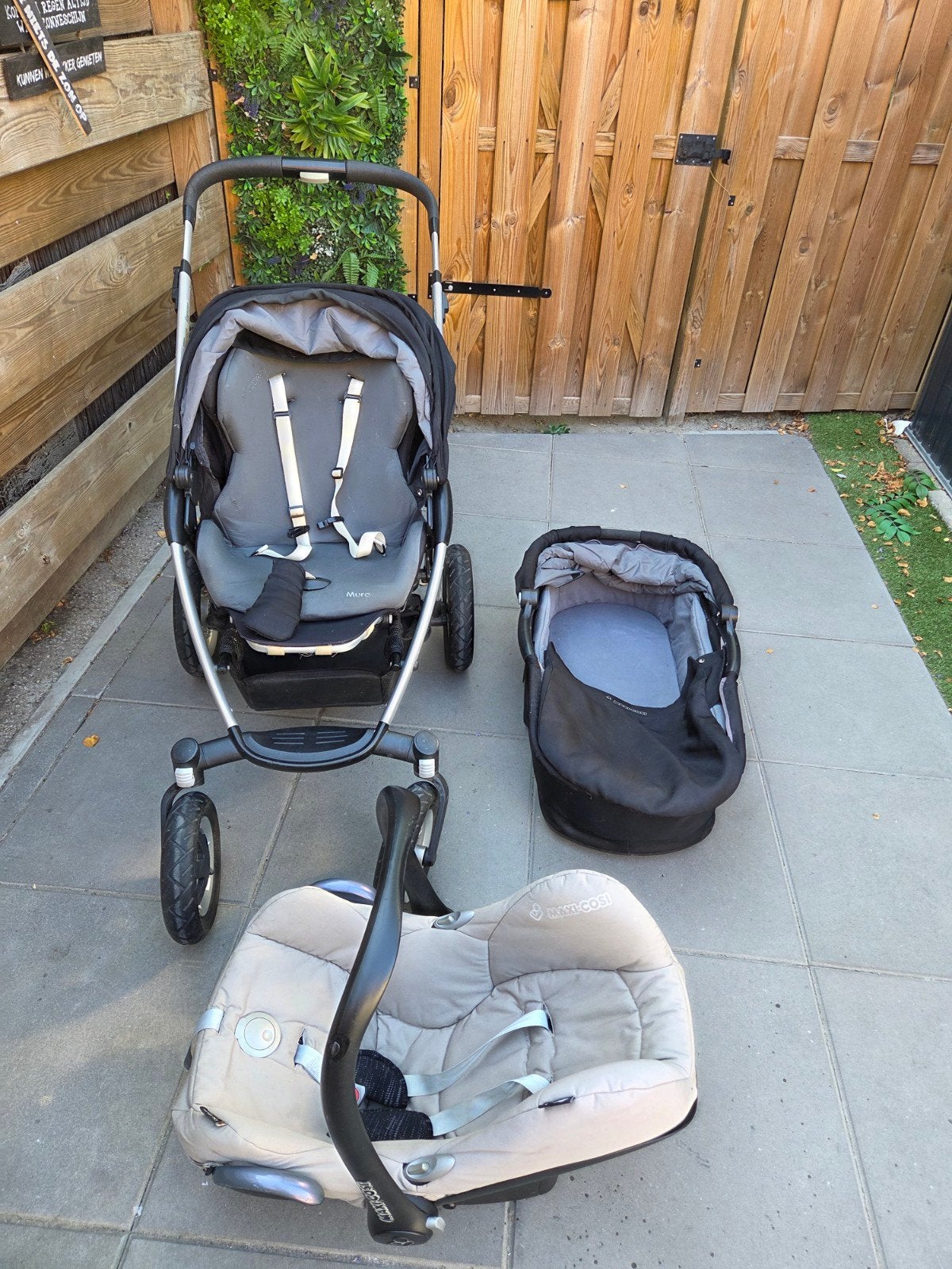 Maxi-Cosi Mura 3 Combiwagen met autostoeltje en reiswieg, Kinderen en Baby's, Kinderwagens en Combinaties, Ophalen, Gebruikt, Maxi-Cosi