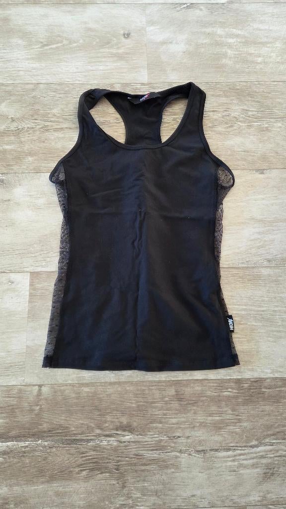 Hunkemoller sport top M, Maat 38/40 (M), Zwart, Ophalen of Verzenden, Zo goed als nieuw