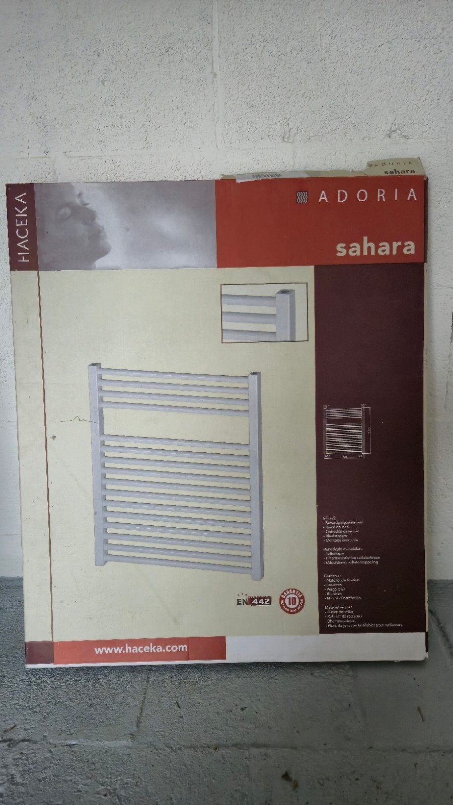 Nieuwe Haceka  Adoria Sahara Design Radiator Wit 690x590mm, Ophalen, 30 tot 80 cm, Radiator, Nieuw
