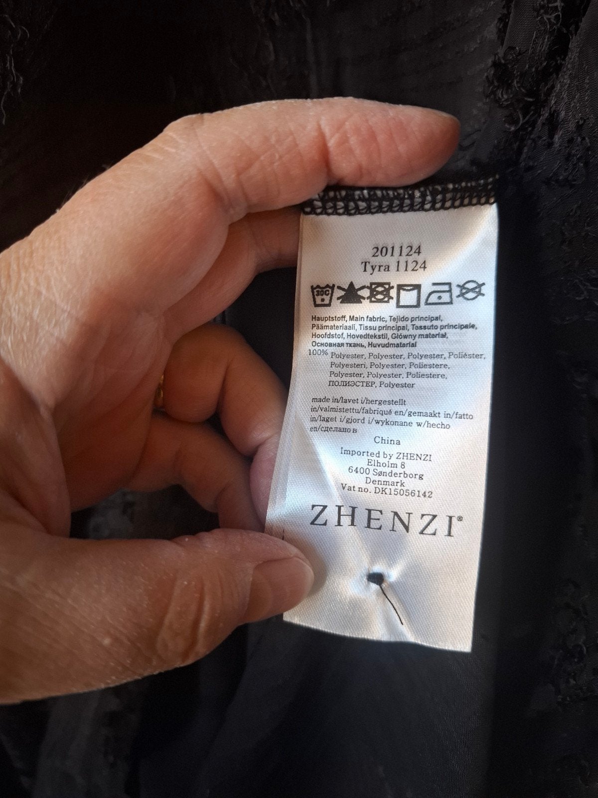 Zhenzi zwarte tuniek jurk maat S/42,44, Zhenzi, Zwart, Maat 42/44 (L), Nieuw