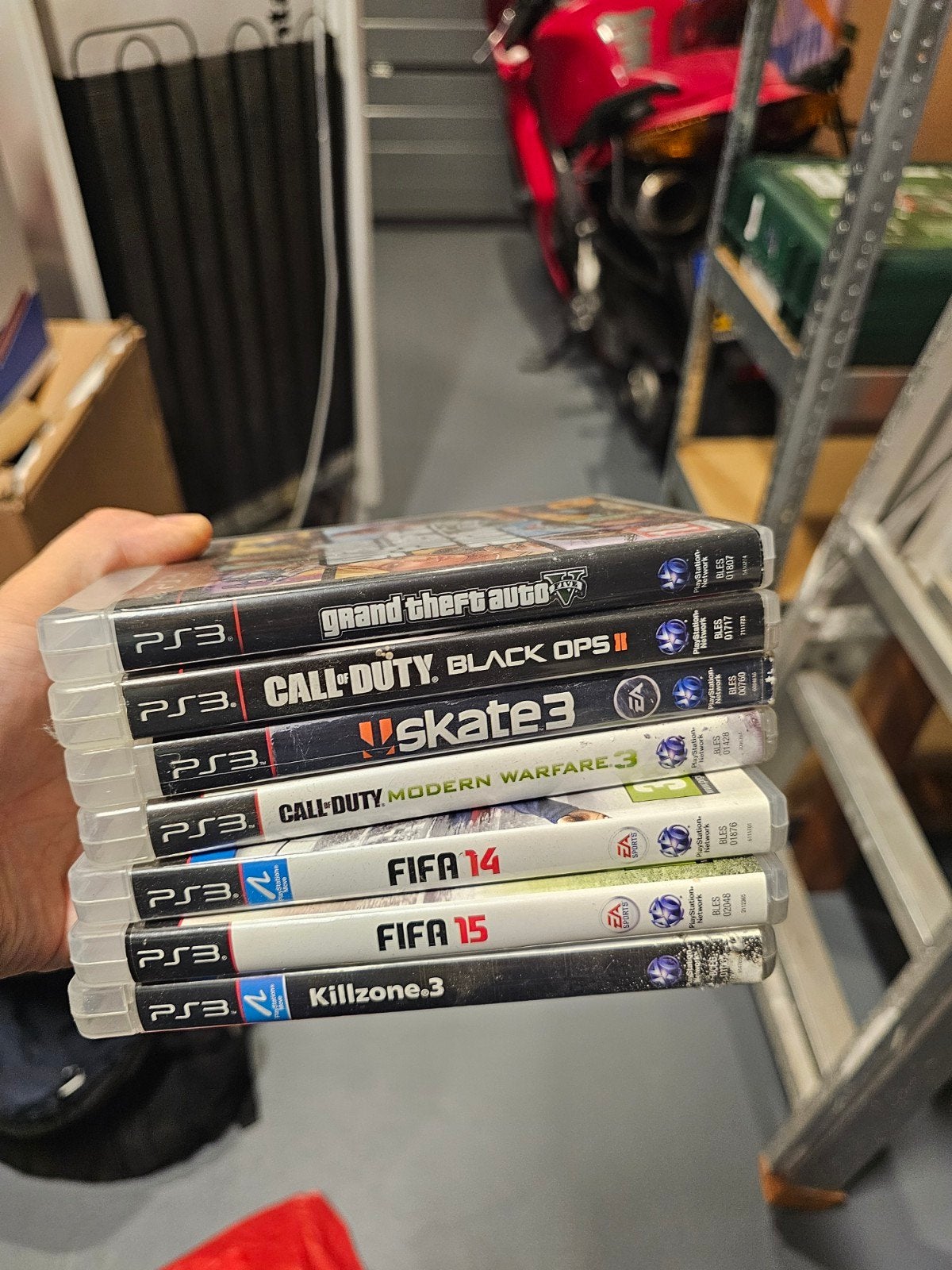 PS3 Spellen Bundel: FIFA, GTA V, CoD, Skate 3, Killzone 3, Ophalen