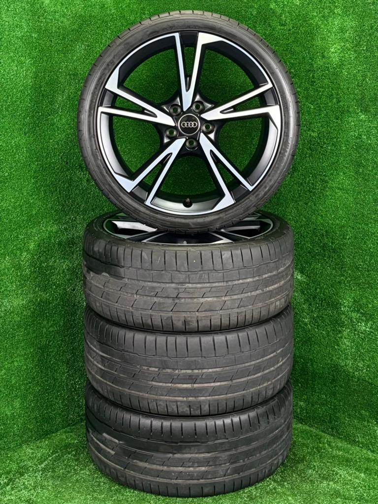 Originele 19 inch Audi Flax S-line velgen met banden A3 S3, Auto-onderdelen, 19 inch, Audi, Gebruikt, Banden en Velgen