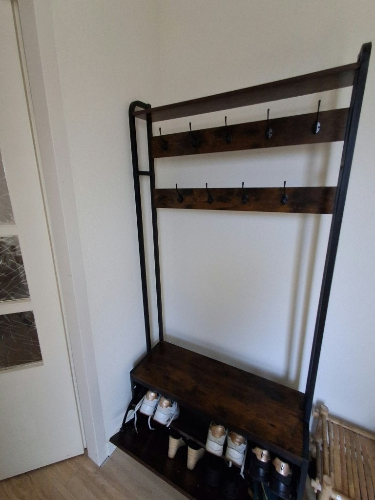 Kapstok & schoenenkast te koop, Zo goed als nieuw, 150 tot 200 cm, Hout, Ophalen