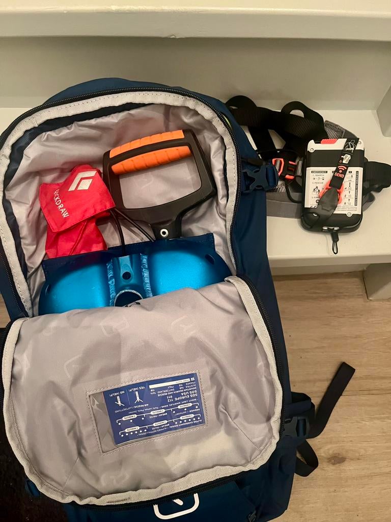 Te huur - Kwalitatieve lawine Veiligheidset 3-eenheid, Sport en Fitness, Overige typen, Zo goed als nieuw, Skiën, Ophalen