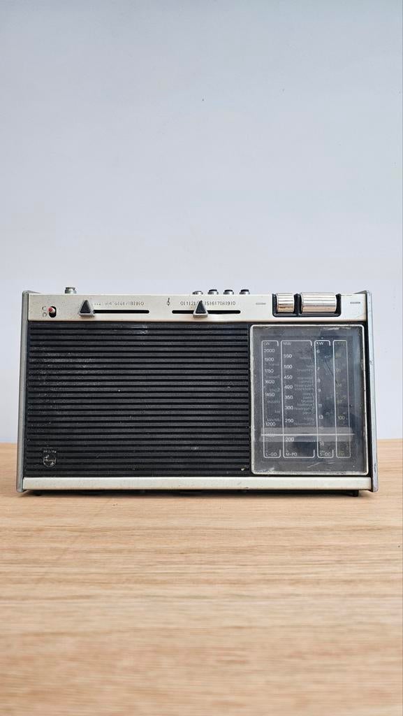 Vintage Philips radio – jaren 60/70 - retro, Audio, Tv en Foto, Vintage Televisies, Ophalen of Verzenden, Gebruikt, Philips