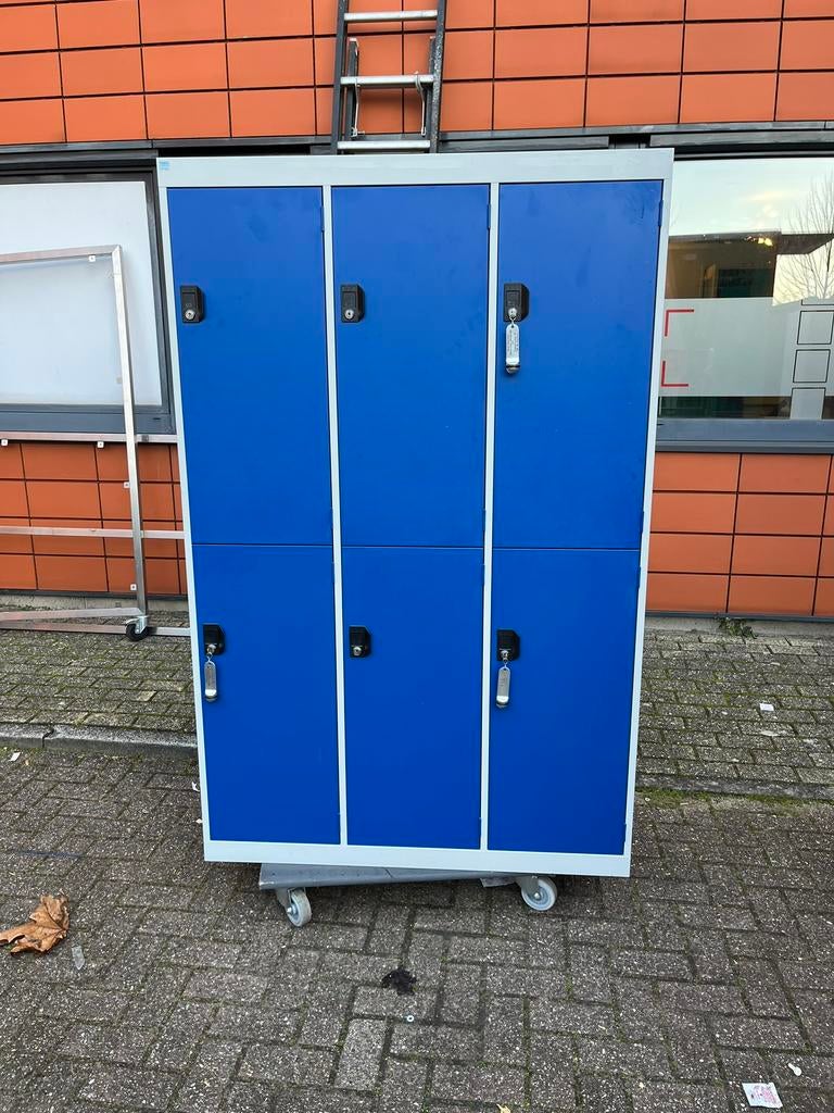 Play Lockerkast 6 deurs 3 delig - smal - LKP-207, Ophalen, Geen, LKP-207, Zo goed als nieuw