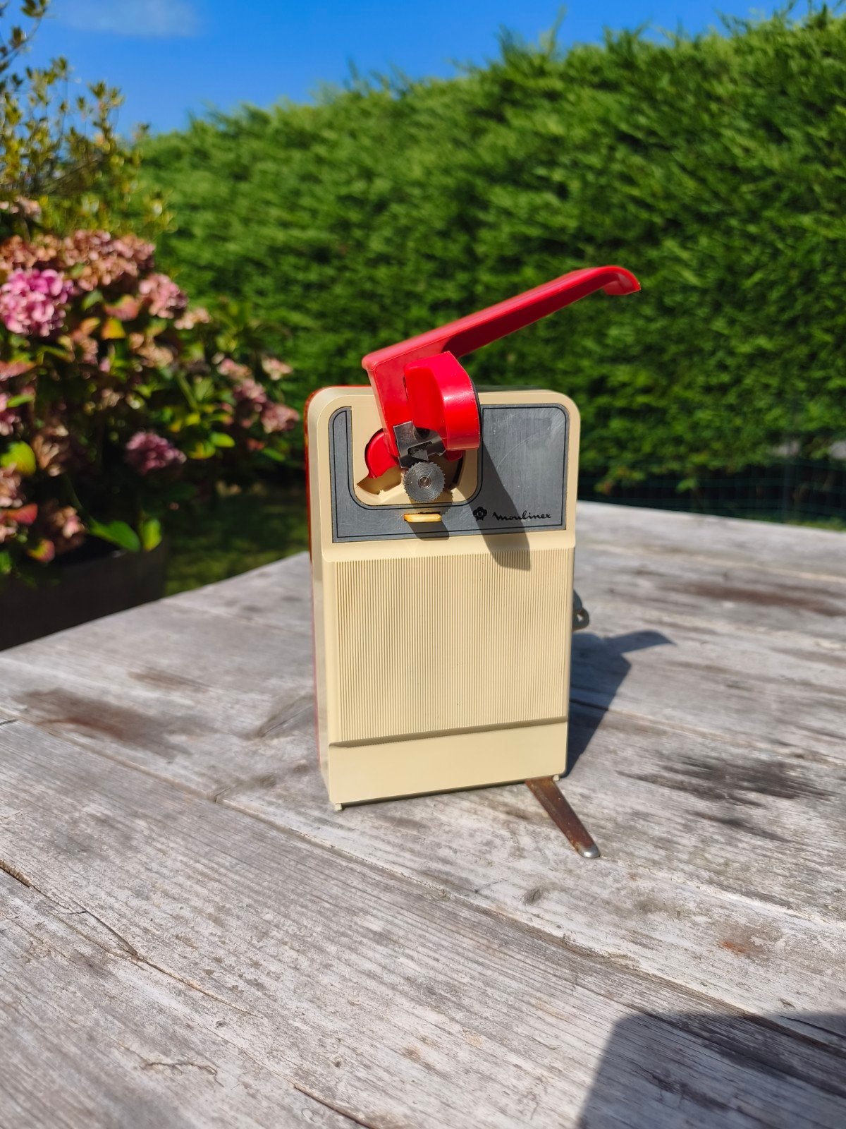 Retro Moulinex blikopener uit de jaren 70, Ophalen of Verzenden, Huis en Inrichting